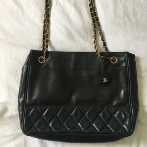 Vintage Chanel Leather Tote
